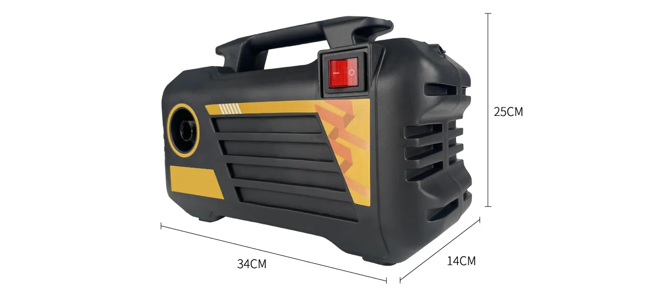 Handheld high pressure washer dimensions